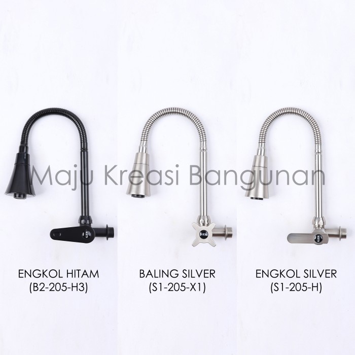 Terlaris Kran Angsa Fleksibel Gzr Terompet Engkol Baling Keran Hitam Flexible