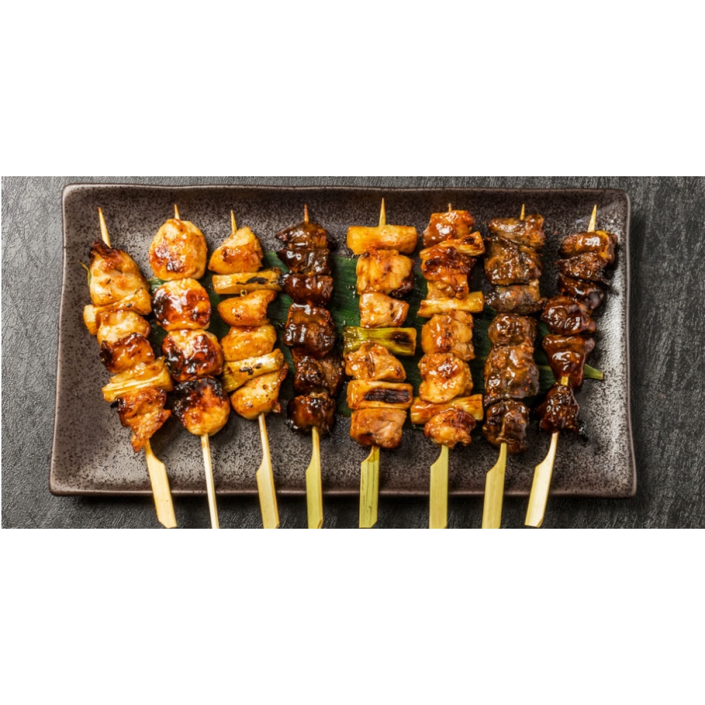 Tusuk Sate Jepang 12cm isi 100 pcs / Tusuk Sate Yakitori Flag / Dayung