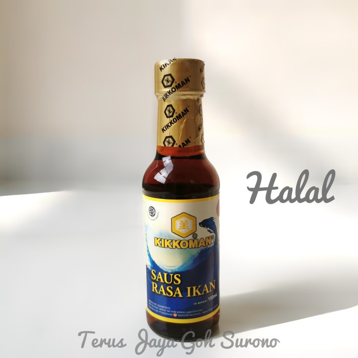 

Kikkoman Fish Sauce Halal Kikkoman Kecap Ikan 150ml Halal