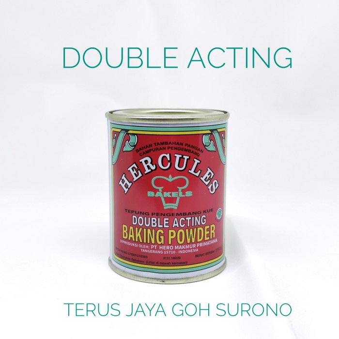 

Hercules Baking Powder 110g Tepung Pengembang Kue