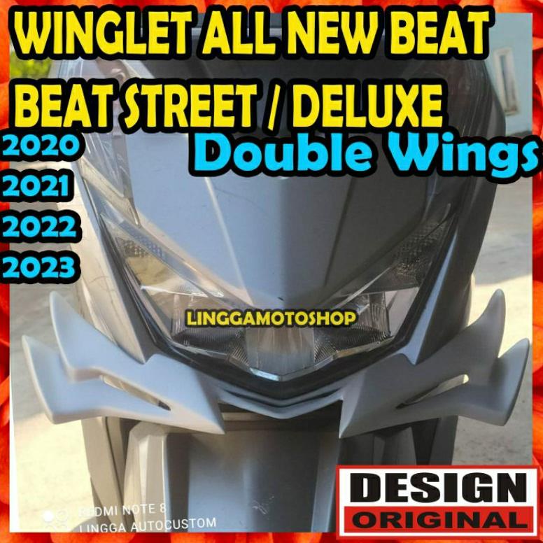 Trends Winglet Honda Beat Fi Led. Model Biasa Dan Model Double Wings / Beat Street / Beat Deluxe Cbs