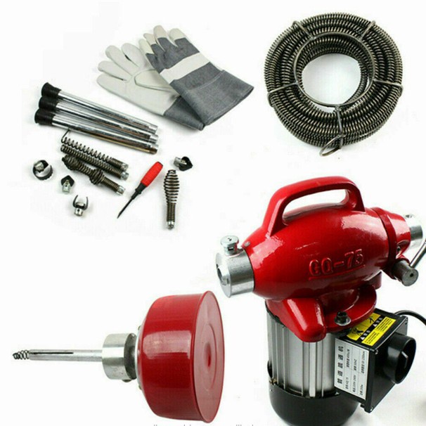 GQ-75 Electric Drain Cleaner (Mesin Pembersih pipa mampet)