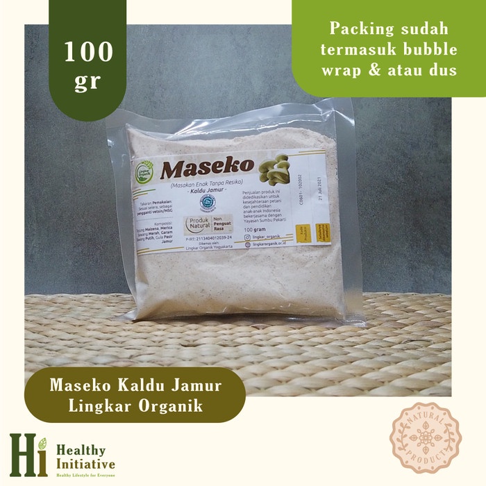 

Kaldu Jamur Maseko lingkar Organik 100Gr Refill