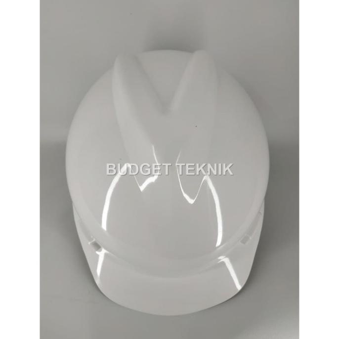Helm Safety Proyek Merk MSA, Fastrack, Tali Dagu (lokal) Warna Putih