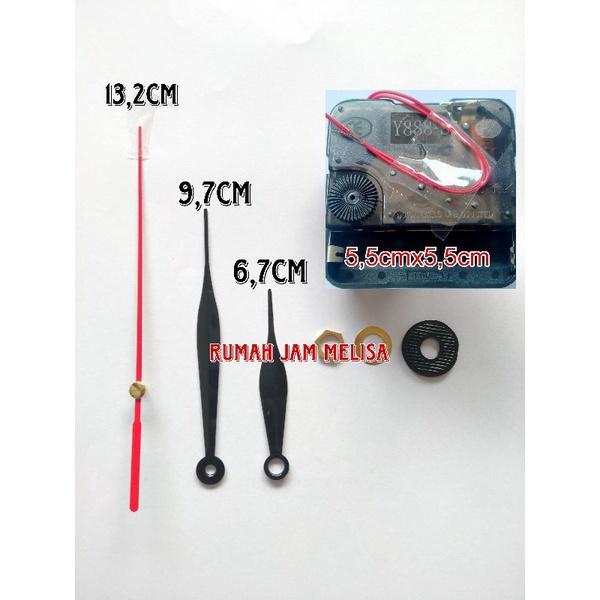 mesin jam dinding y888s sweep kabel
