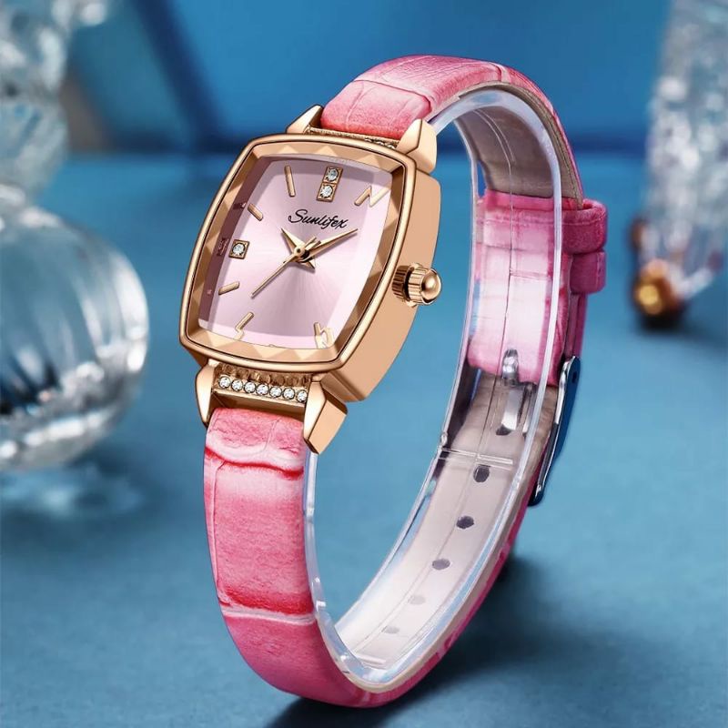 PROMOOOO!!! Jam Tangan Sunlifex Original Wanita Kulit Terlaris Kasual Fashion