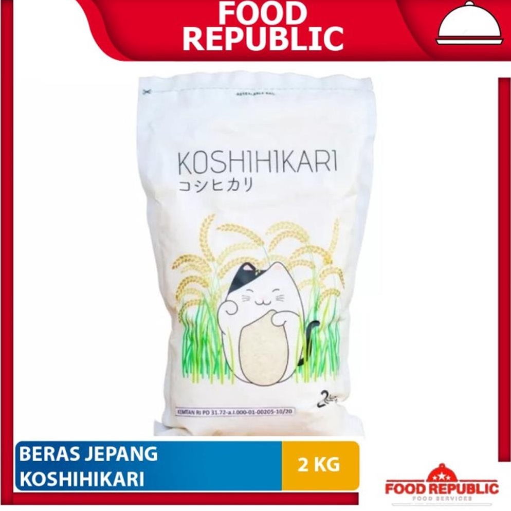 

Jaman Now.. Koshihikari Beras Jepang 2 Kg Japonica Rice Japan Pulen Sushi Mpasi FWN