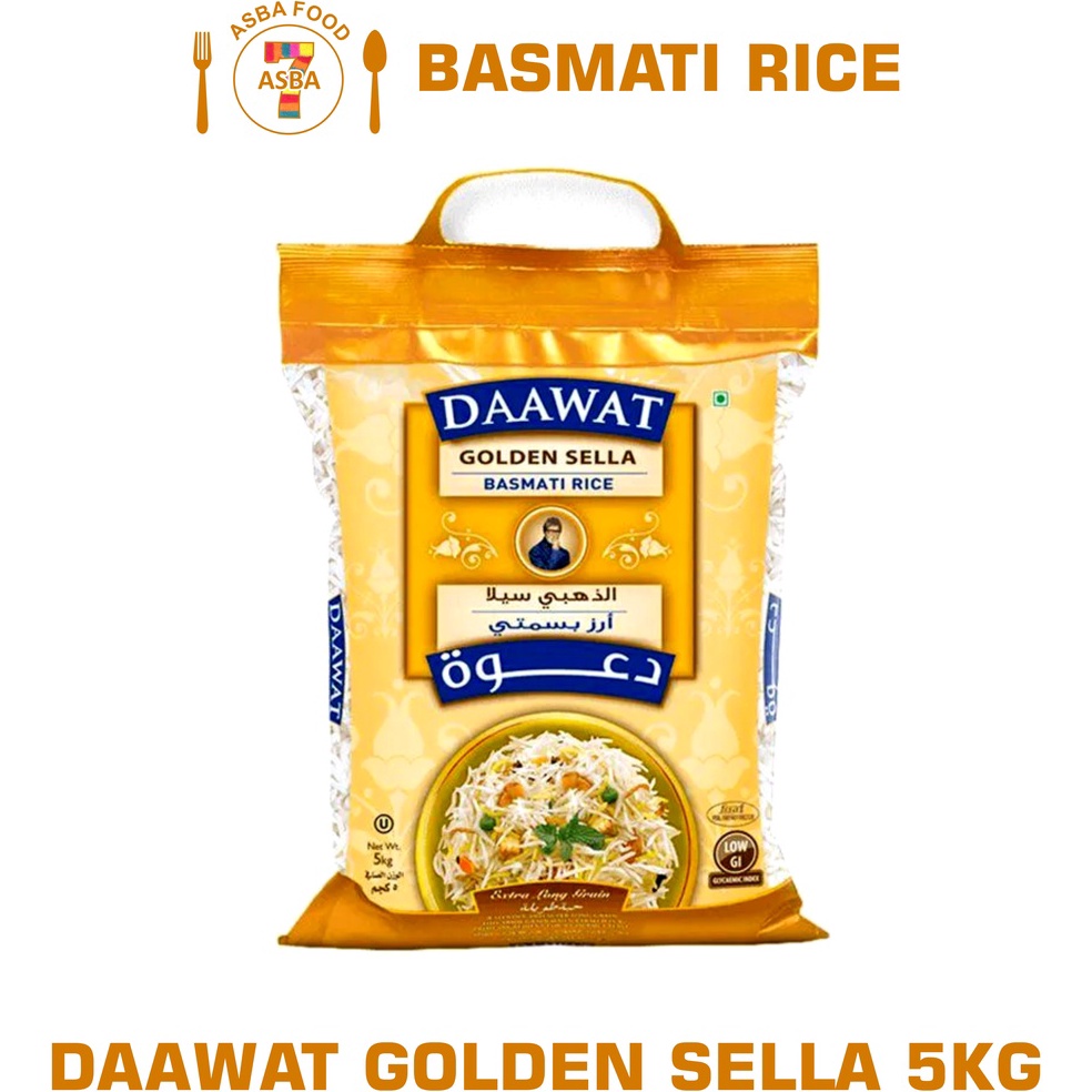 

Terbatas Golden Daawat Sella Basmati rice 5kg MVZ