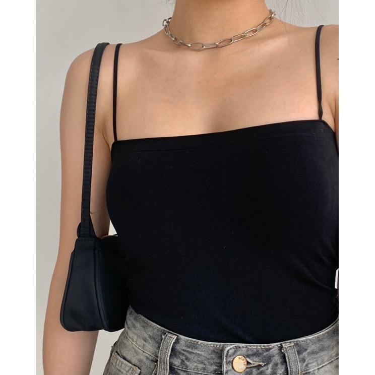 NUOIR Tank Top | Tube Top Crop Tank Bralette Seamless Bra [GBG.30Jn23d]