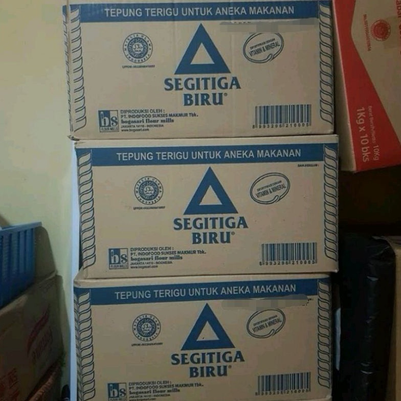 

Best seller Terigu segitiga biru (12 bgks @1KG / 20 bgks @500gr) | Grosir 1 dus 0II