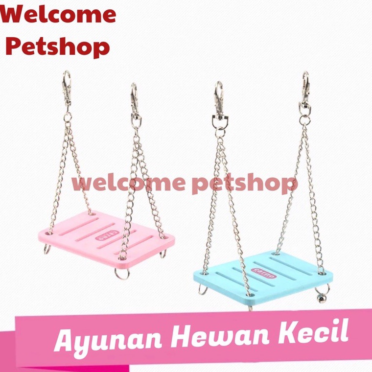 (T✪2B.♥] Mainan Hamster Ayunan / Ayunan Hamster / Mainan Burung Ayunan / Ayunan Burung viraal