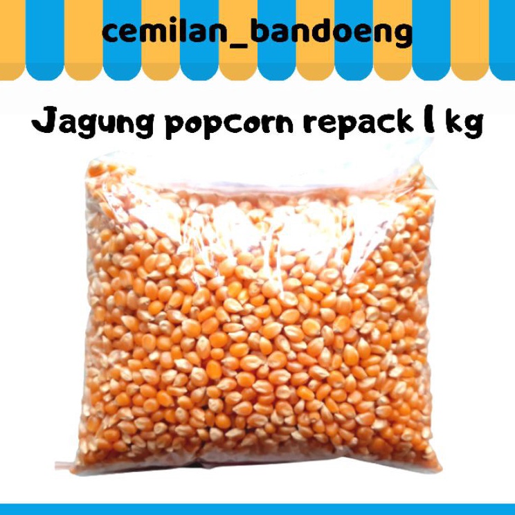 

[KODE BRANJ] Jagung Popcorn Non GMO Mentah Butterfly 1kg EXP JUNI 2024