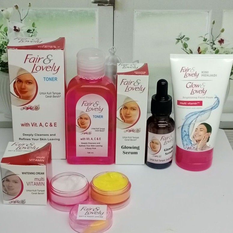 (S»K9»] Paket Lengkap Cream Fair and Lovely Original 5in1 || Paket Cream Fair & Lovely Lengkap paali