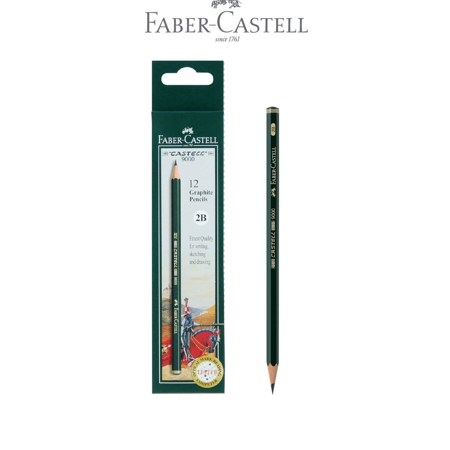 

➚ey Stock Banyak➥ Faber-Castell Pensil Ujian - 2B Castell 9000 B48 ➾