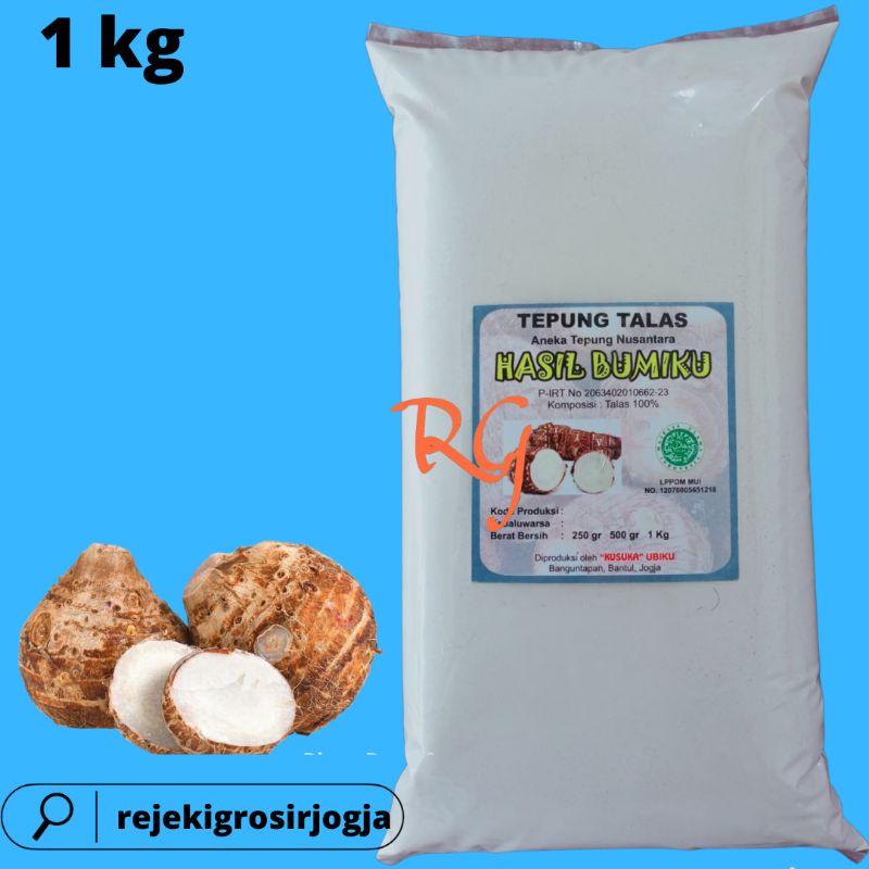 

TEPUNG TALAS kemasan 1 KG