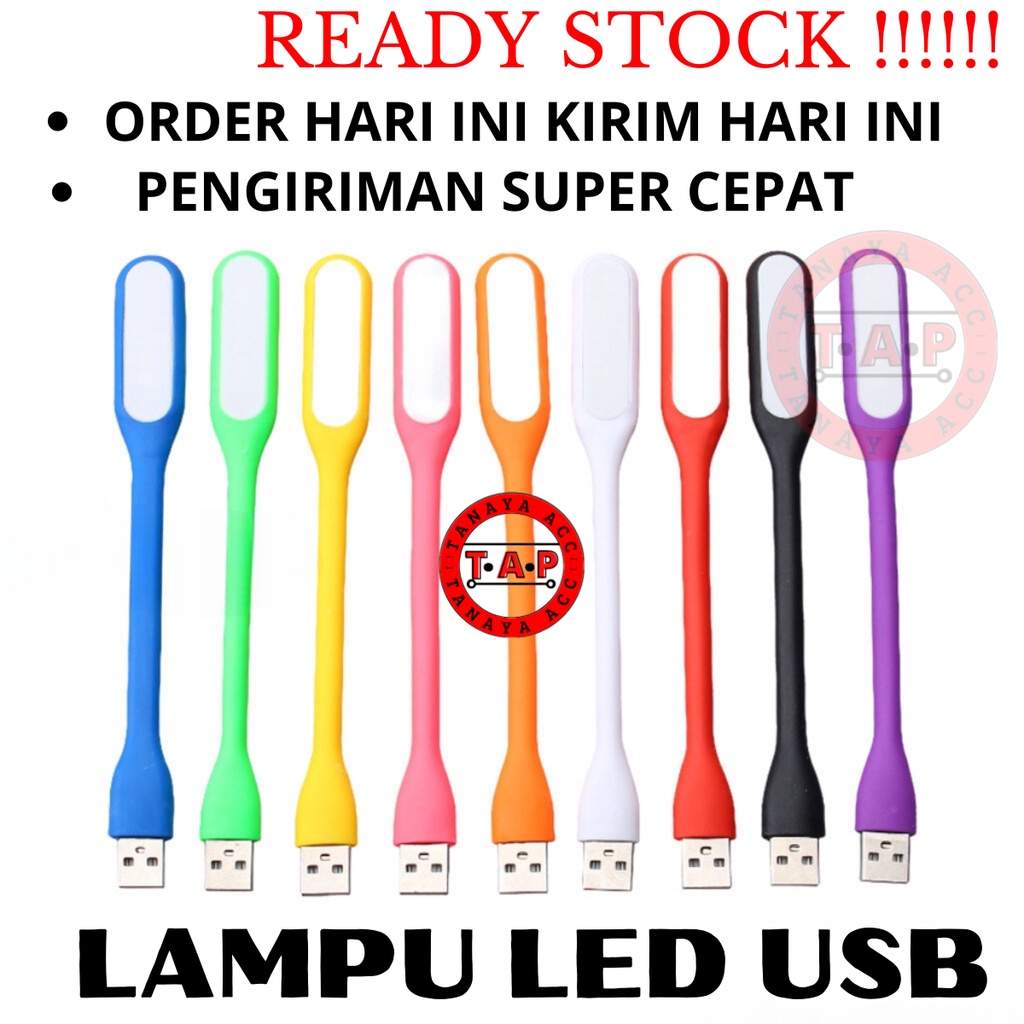 Lampu Led USB / Lampu Sikat / Lampu Led Power Bank / lampu Baca Led TANAYAACC