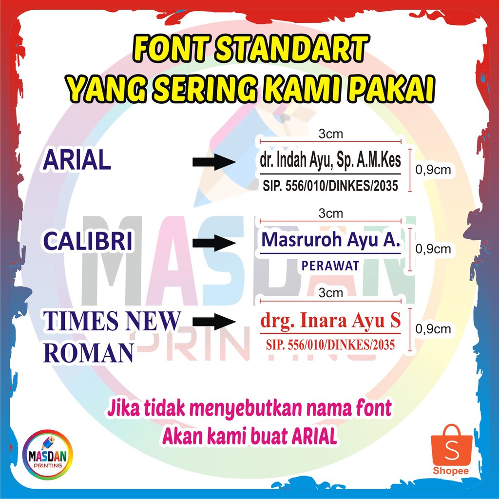 

STEMPEL NAMA DOKTER PERAWAT BIDAN LUNAS CUSTOM GANCI
