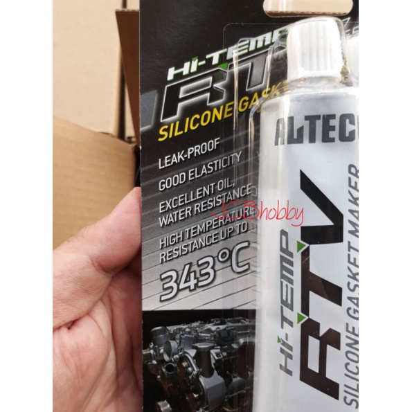 

LEM PAKING GASKET TAHAN PANAS HI TEMP RTV ALTECO SILICONE GREY 85G ASLI ORIGINAL