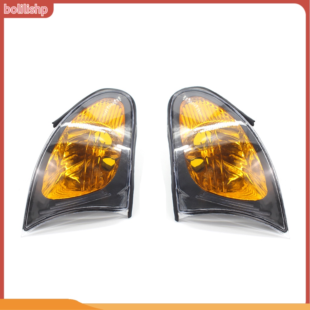 &lt;Bolilishp&gt; 1 Pair Corner Light Shells Protection Replacement Car Matched Anti Slight Impact Corner Lamp Covers OE 63137165859 63137165860 for BMW E46 4-door 2002-2005