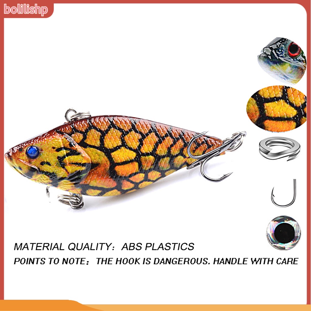 [Bolilishp] 6.6cm/11.5g Umpan Pancing 3D Simulasi Fisheye Bentuk Realistis Kait Angling Bass Laut Memancing Umpan Buatan Keras Untuk Memancing Di Luar Ruangan