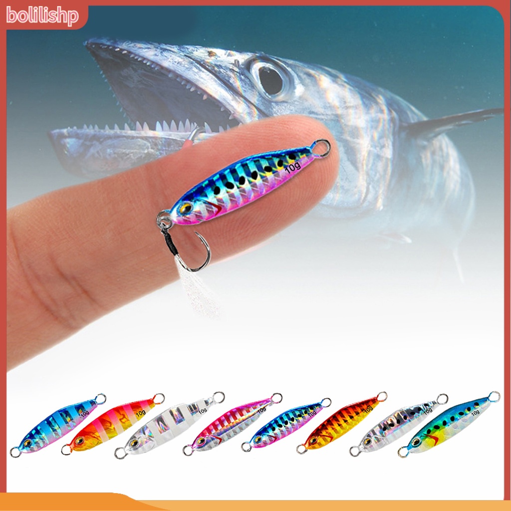 [Bolilishp] 10g/47mm Umpan Pancing Kait Tajam Desain Simulasi Universal Pemasangan Mudah Realistis Hemat Buruh Payet Danau Laut Kolam Memancing Pantai Casting Umpan Buatan Untuk Hadiah