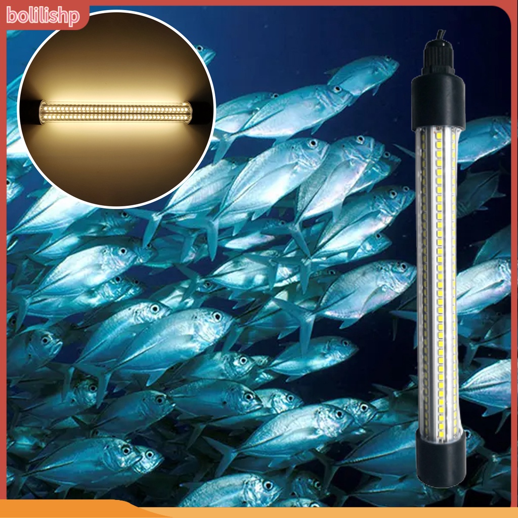 [Bolilishp] lampu Bawah Air Luminescent Tahan Air LED Efisiensi Tinggi Pemikat Ikan Memancing Aksesoris Mini Angling Light Untuk Memancing Di Luar Ruangan