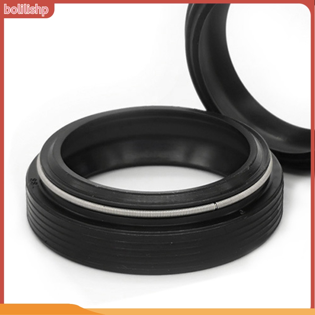 &lt;Bolilishp&gt; 2Pcs Bike Bicycle Front Fork Dust Seal with Sponge Ring for Fox Rockshox Xfusion