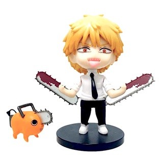 

Figure Set Patung Mainan / Topper Cake Chainsaw Man qab03