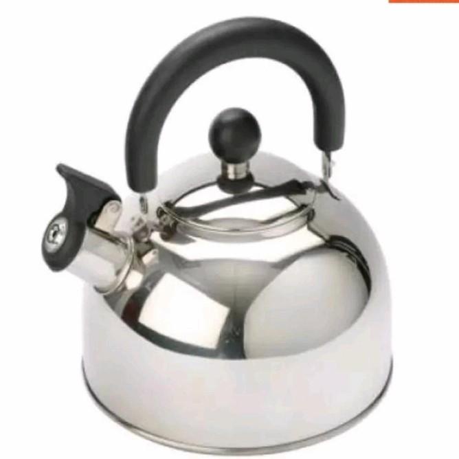 Terlaris Teko Stainless Bunyi Utu 3 Liter / Teko Siul / Ceret / Kettle Bunyi