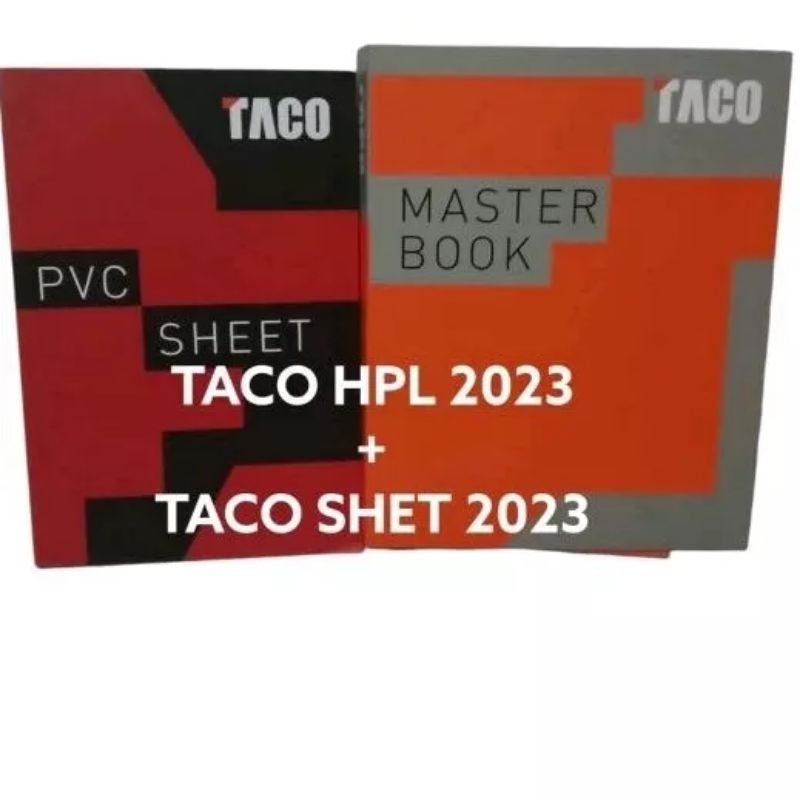 CATALOK TACO HPL 2023-2024 KATALOG TACO + CATALOG PVC SHETT TERBARU MASTERBOOK HPL TACO + TACO SHET