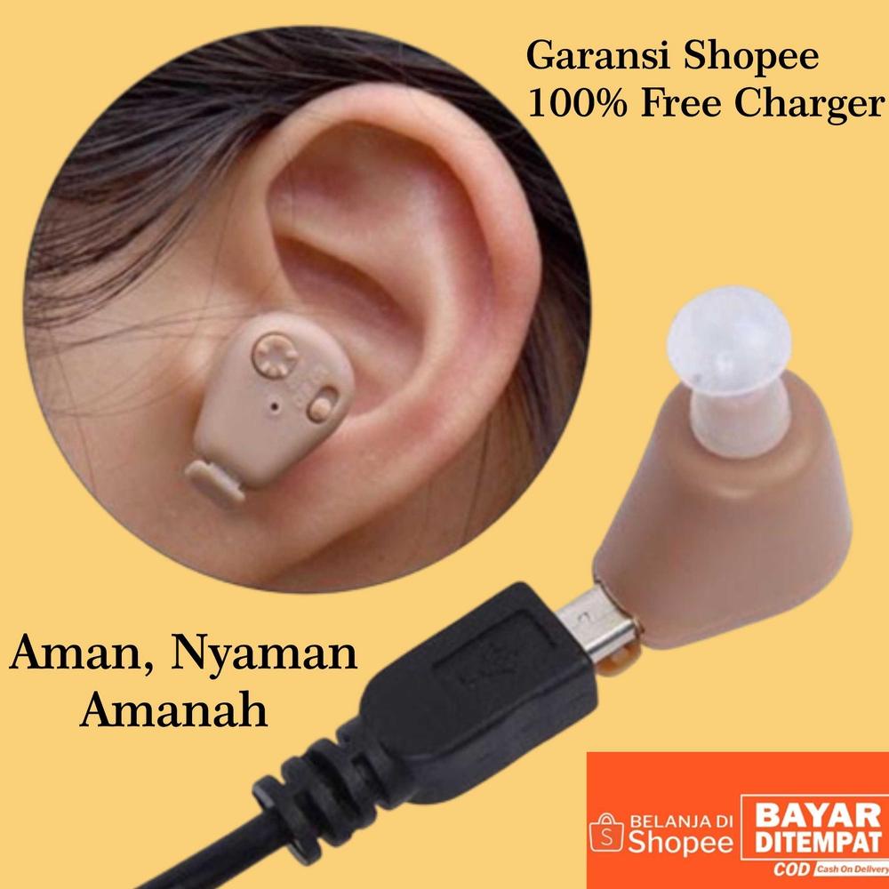 Terbaru Alat Bantu Dengar Cas Charger K99 Orang Tua Alat Pendengaran Telinga Orang Tua