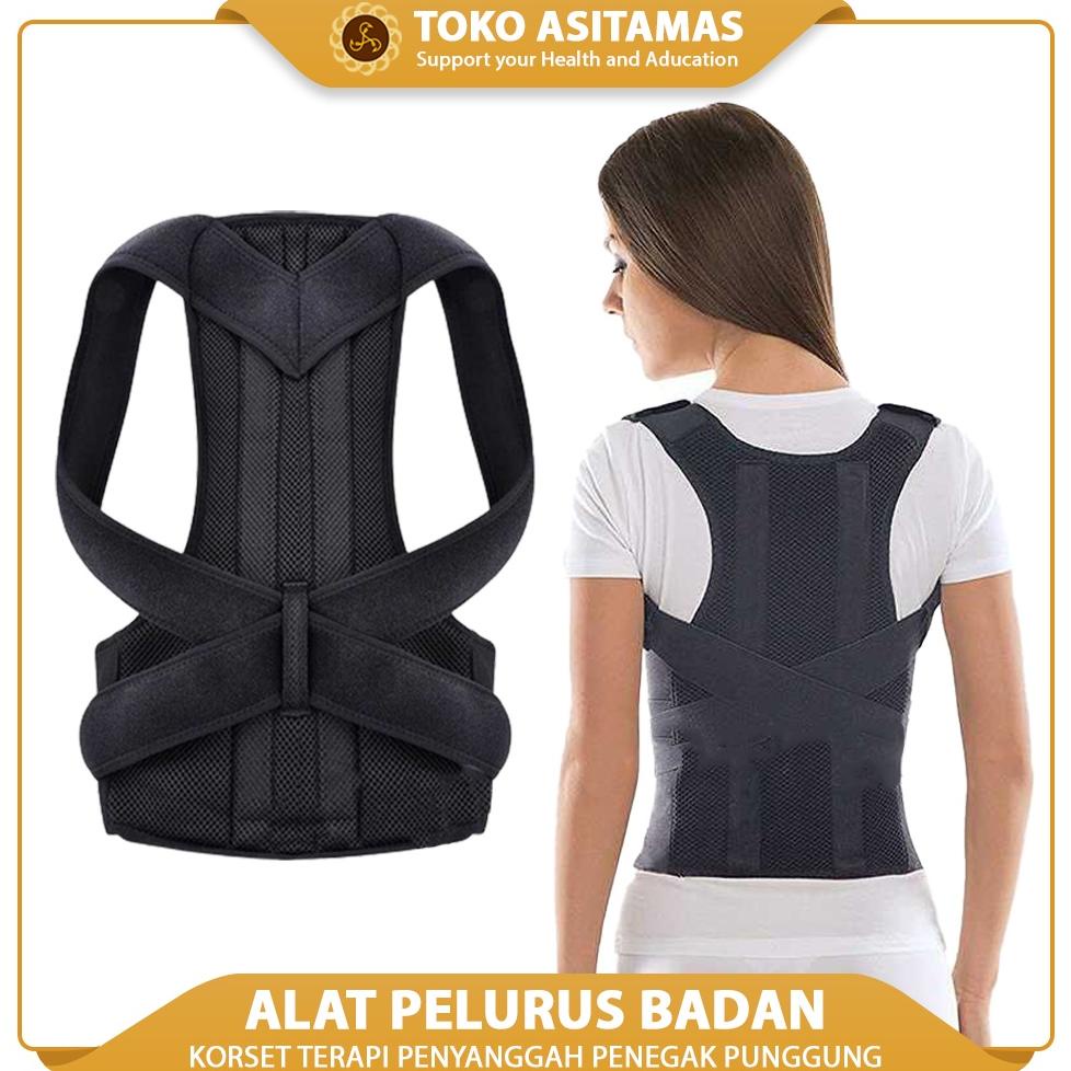 Limited Alat Pelurus Badan Kosret Sabuk Terapi Penyangga Penegak Punggung Agar Tidak Bungkuk