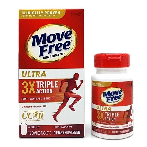 Schiff Move Free Joint Health Ultra Triple Action Schif Movefree Join 75 tablet kapsul Tulang Sendi