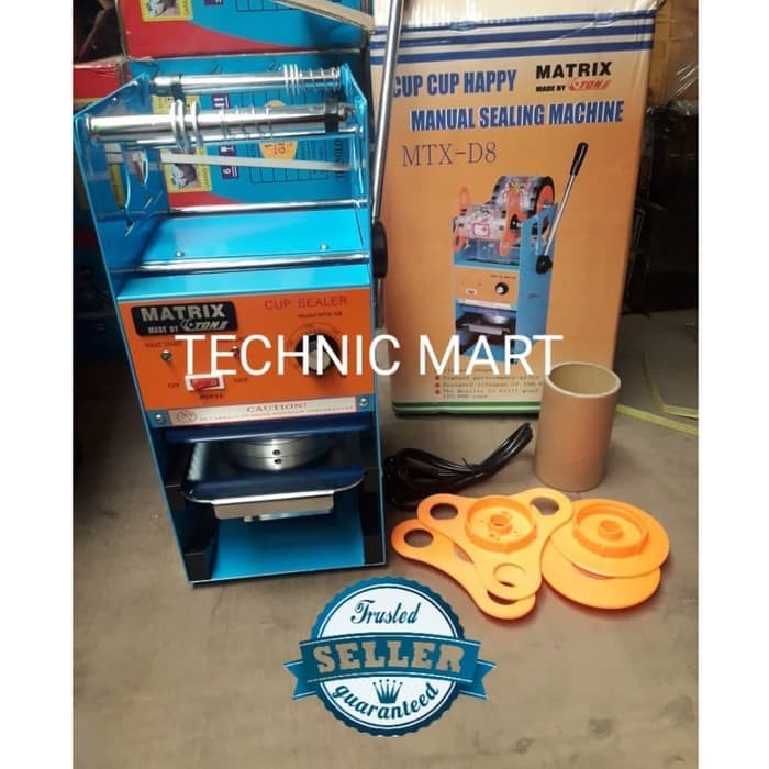 Mesin Cup Sealer Murah Matrix MTX-D8 by Eton/Alat Pres Gelas
