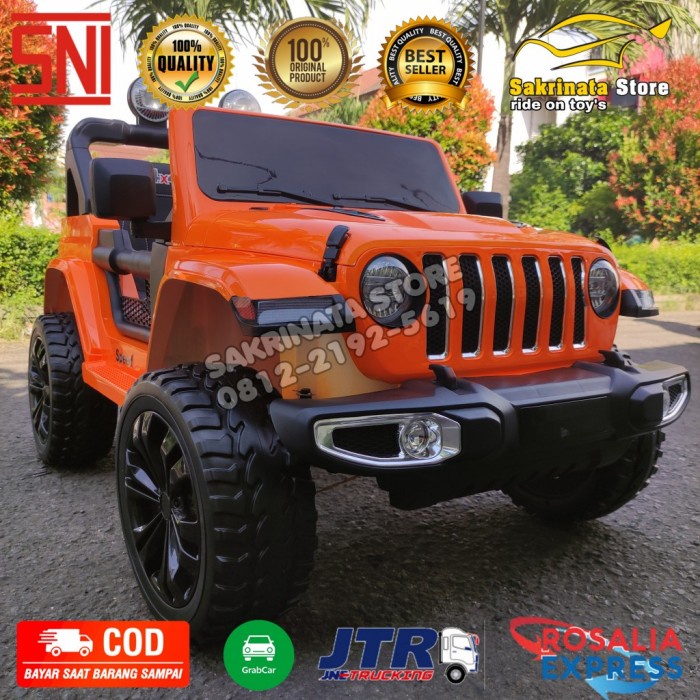 Mobil Aki Anak Jeep Rubicon Mainan