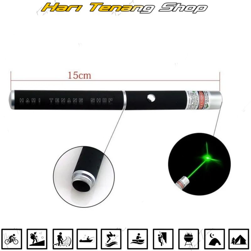 Laser/laser pointer/laser hijau/laser presentase/laser 5mata