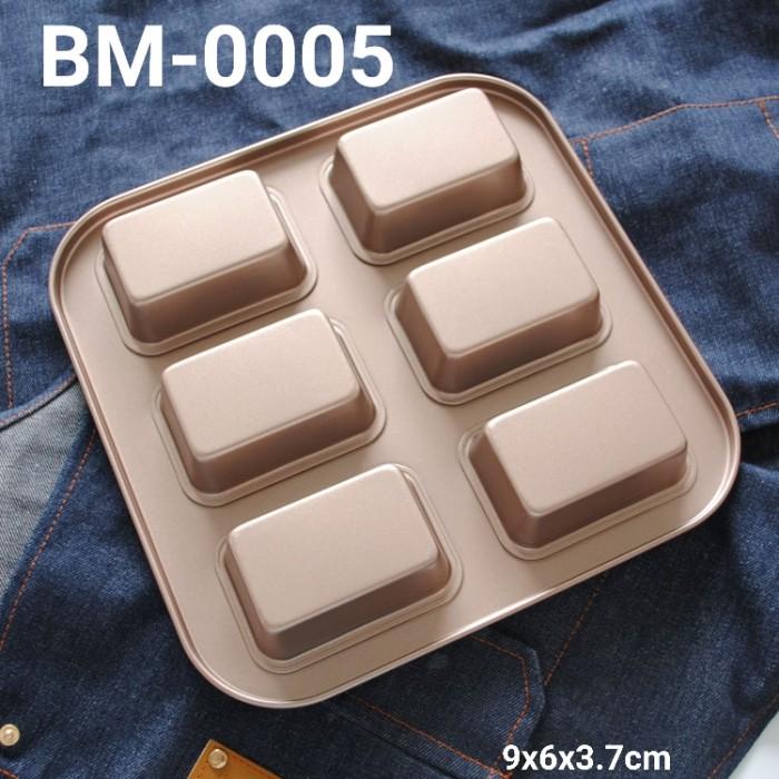 Bm-0005 Loyang Gold Emas Muffin Cupcake Brownies Kotak