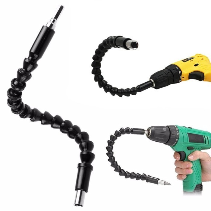 MOTOFIT cordless flexible cable obeng extension kabel bor ekstensi fleksibel