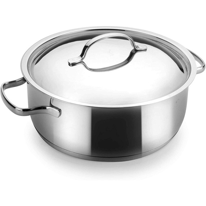 Lacor 32624 Round Dish 24Cm - Panci Stainless Steel