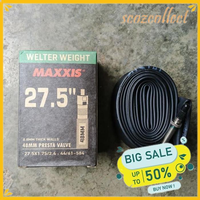 BAN DALAM MAXXIS SEPEDA MTB 27.5 X 1.75/2.4 FV48 PRESTA 