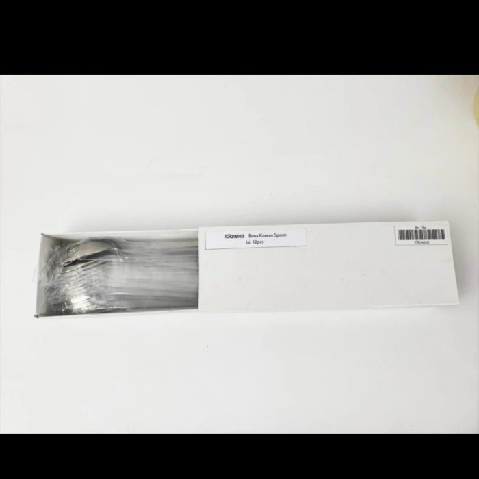 

BIMA KOREAN SPOON 1BOX ISI 12PCS - BIMA SENDOK KOREA KR216003 SUS304 wmf03