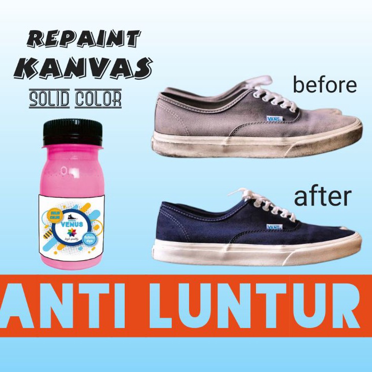 

[KODE PJDQ8] CAT SEPATU KHUSUS UNTUK BAHAN KANVAS. KAIN. LEVIS SEPATU. BULUDRU. DLL TIDAK LUNTUR