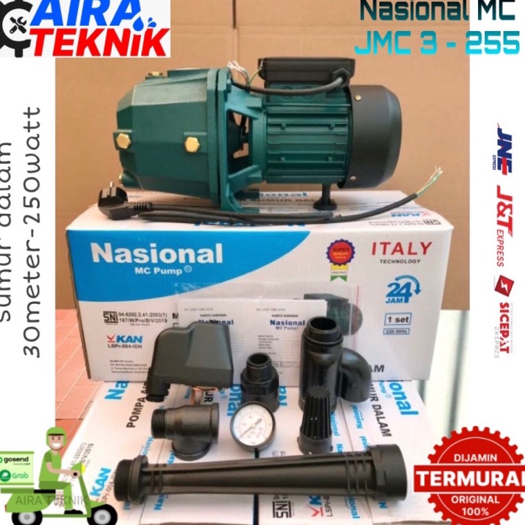 Promo'Pompa Air Nasional MC Jet Pump 255 - JMC.3 (Tanpa Tabung)