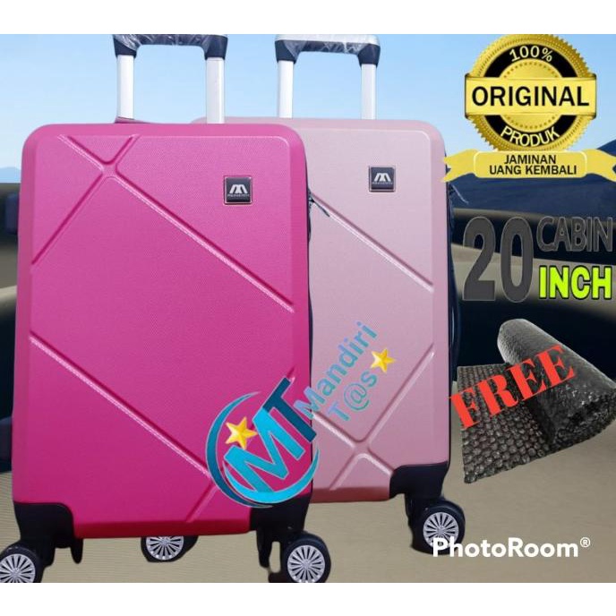 Terbaru Tas Koper Polo 20 Inch,Original 003 Rose Gold