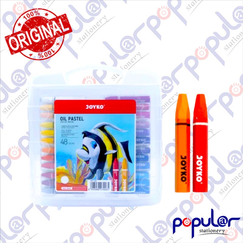 

Crayon Joyko 48C / Krayon Minyak Oil Pastel 48 Warna OP-48S