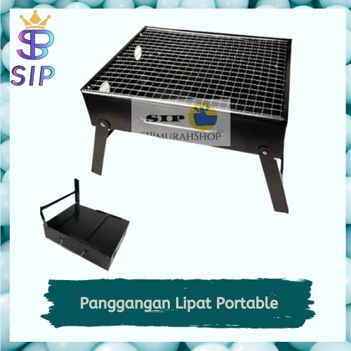 Panggangan Sate Grill BBQ / Alat Panggang Portable / multi square grill Portable G-2835 | Panggangan JAGO JAGOO