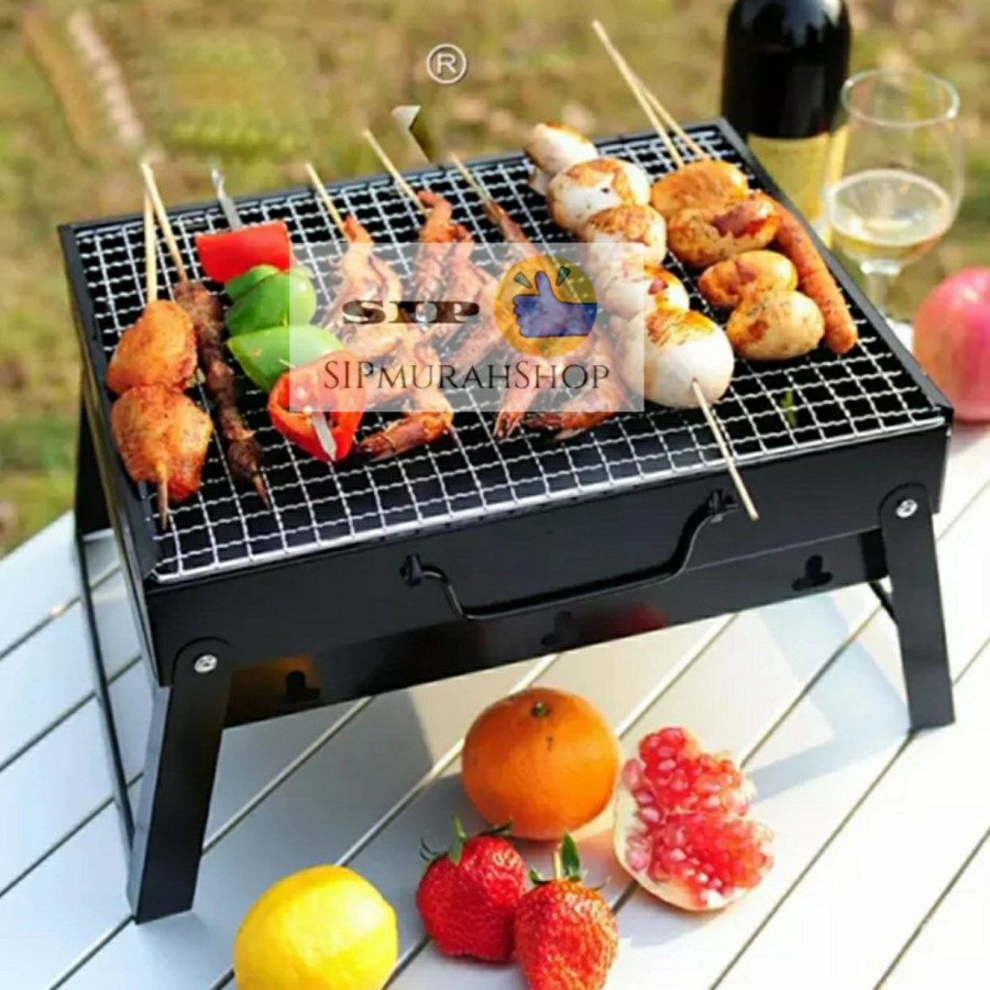 Panggangan Sate Grill BBQ / Alat Panggang Portable / multi square grill Portable G-2835 | Panggangan JAGO JAGOO