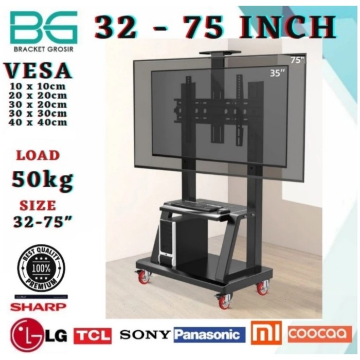 Terlaris Bracket Bracket Stand Tv Bracket Tv Stand Bracket Standing Tv 43 - 75 Inch