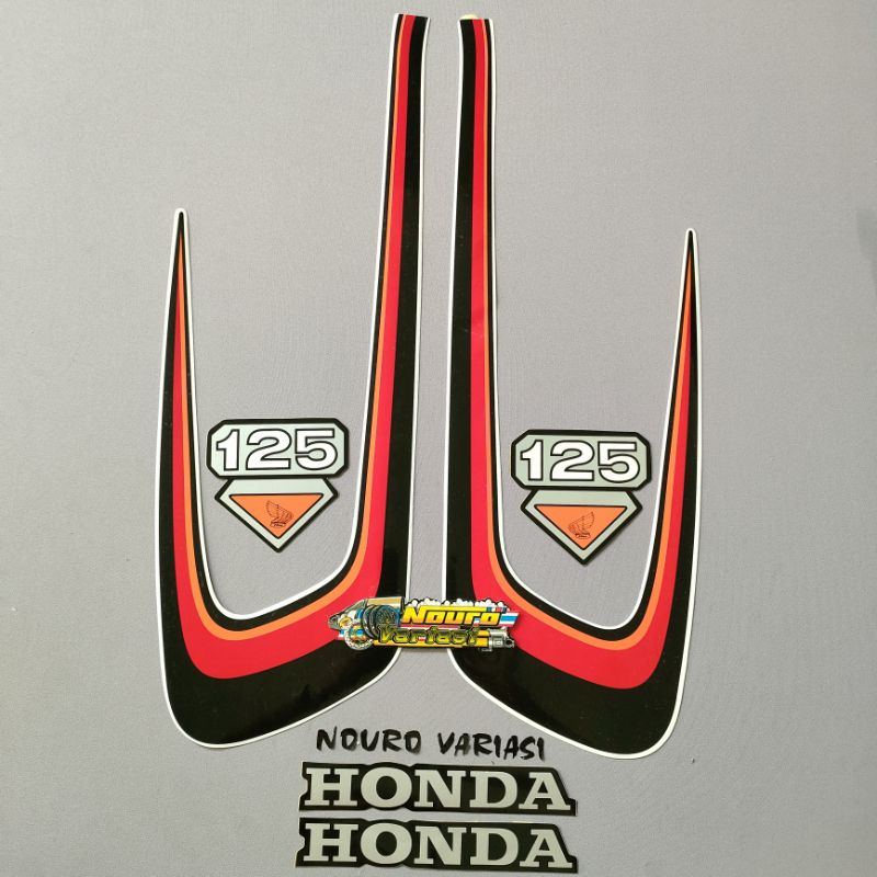 striping honda cb125 CB 125 jadul merah kualitas