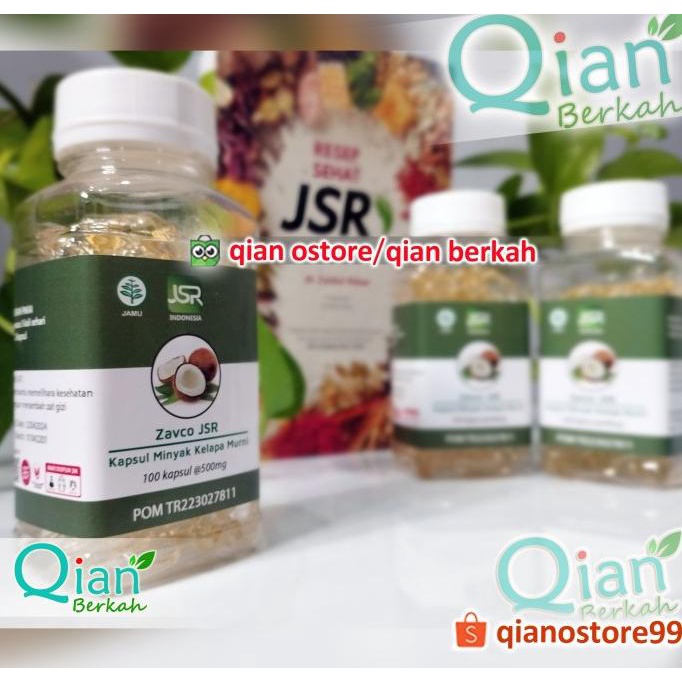 Virgin Coconut Oil JSR / VCO JSR / Minyak Kelapa Murni/ VCO Kapsul JSR